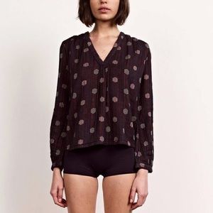 Ace & Jig Orla top in biscotti - M